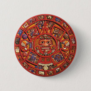 The Mayan Calendar 6 Cm Round Badge