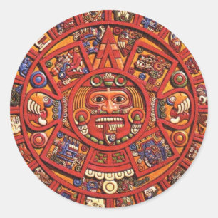 The Mayan Calendar Classic Round Sticker