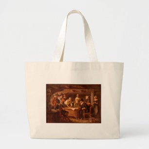 The Mayflower Compact by Jean Leon Gerome Ferris Large Tote Bag