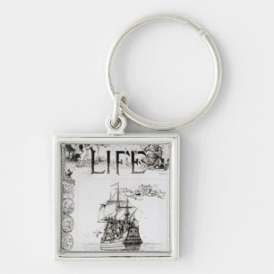 The Mayflower, front cover from 'Life' Key Ring
