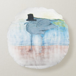 The Mayor from Hip Hop the book, design. Round Cushion