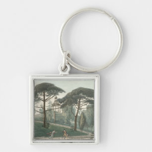 The Maze or Belvedere of the Jardin des Key Ring