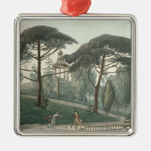 The Maze or Belvedere of the Jardin des Metal Tree Decoration