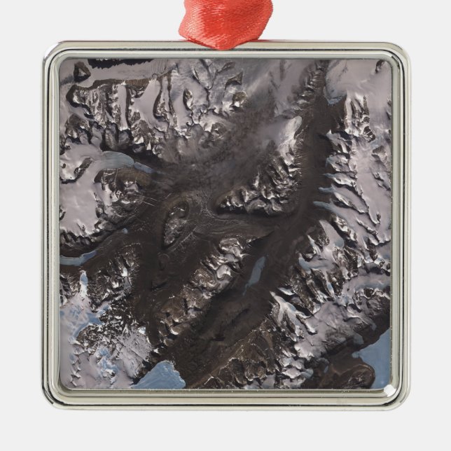 The McMurdo Dry Valleys Metal Ornament (Front)