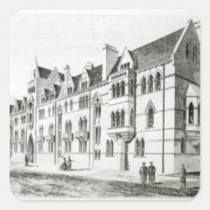 The Meadow Buildings, Christ Church, Oxford Square Sticker
