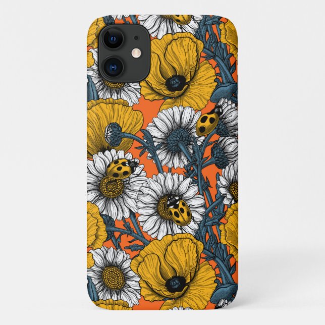 The meadow in yellow and blue Case-Mate iPhone case (Back)