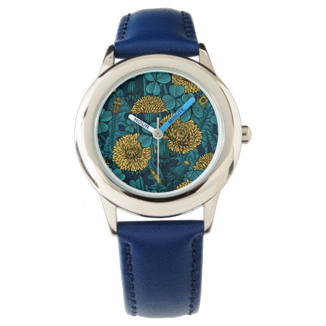 The meadow in yellow and blue watch (Front)
