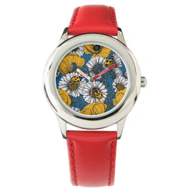 The meadow in yellow and blue watch (Front)