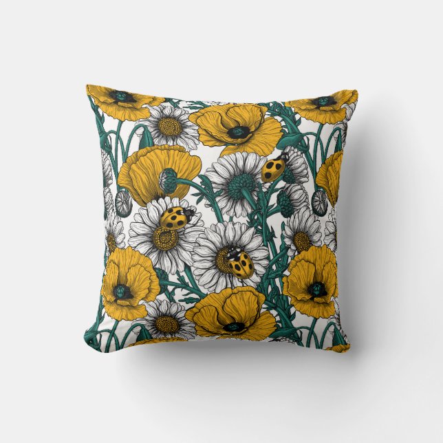 The meadow in yellow cushion (Front)