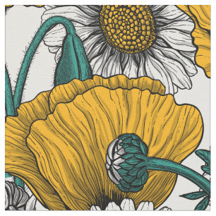 The meadow in yellow fabric