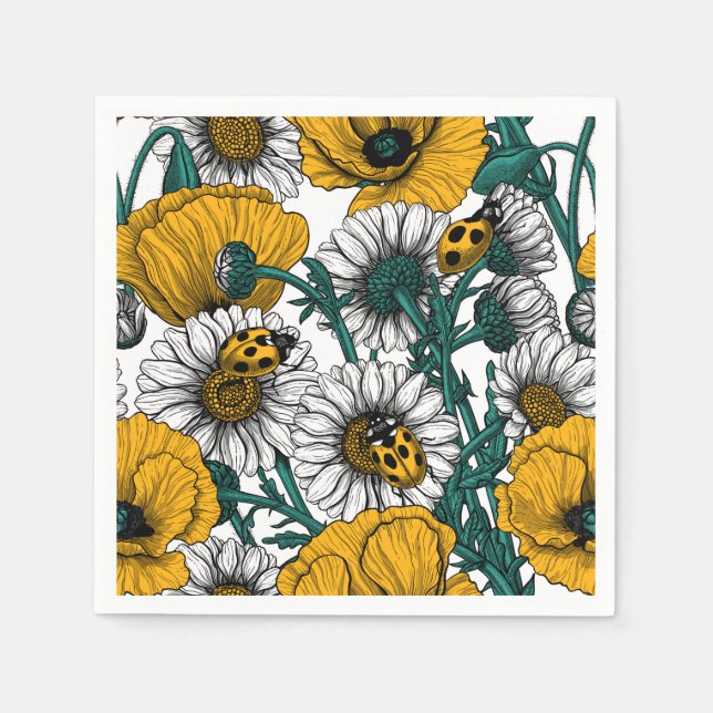 The meadow in yellow napkin (Front)