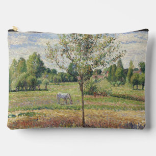 The Meadow with Grey Horse, Eragny, Oil Painting Accessory Pouch