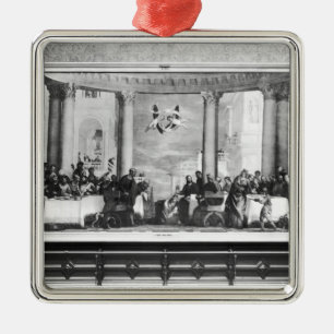 The Meal at the House of Simon the Pharisee 2 Metal Ornament