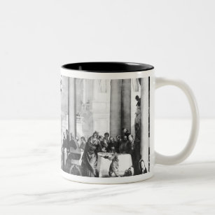 The Meal at the House of Simon the Pharisee 2 Two-Tone Coffee Mug