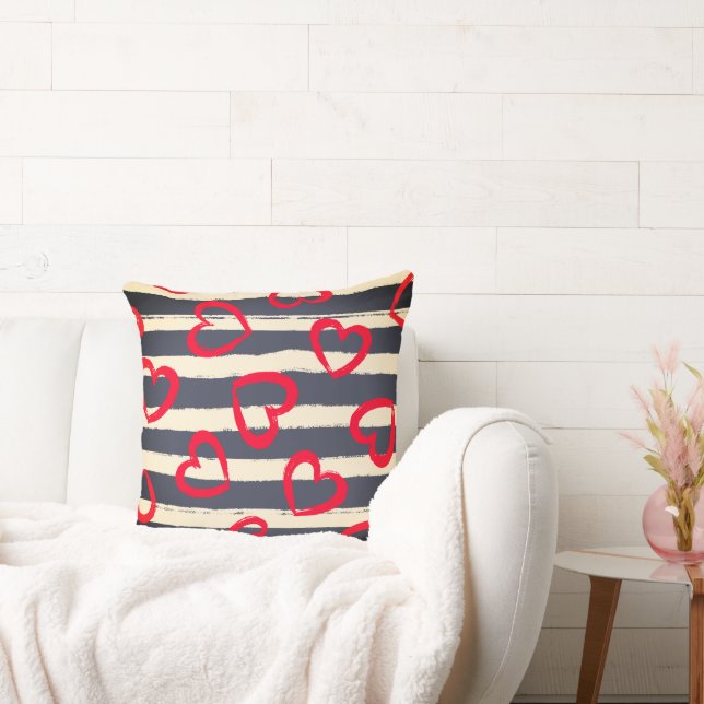The Meaning Behind Heart Pattern Pillows: A Cause  Cushion (Couch)