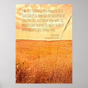 The Measure of a Civilisation Poster