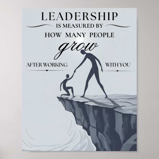 The Measure of a Leader Poster (Front)