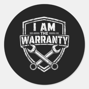 The Mechanic Car Lover Proud Auto Mechanic Wrench Classic Round Sticker
