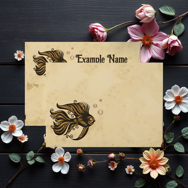 The mechanical wonder of the ocean steampunk fish. envelope (Creator Uploaded)