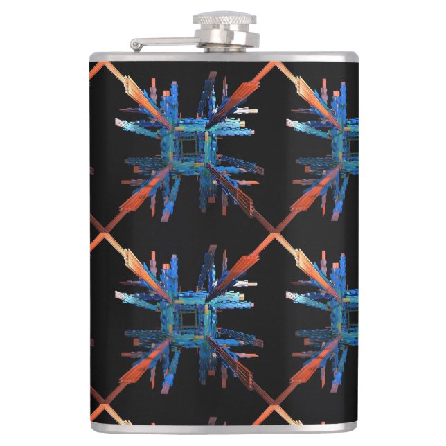 The Mechanics of It All Hip Flask (Front)