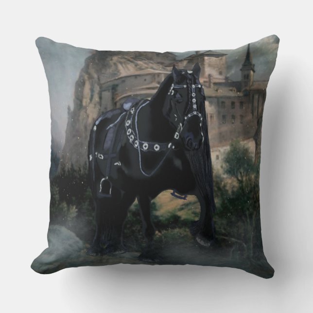 The Mediaeval Horse - Pillow (Front)