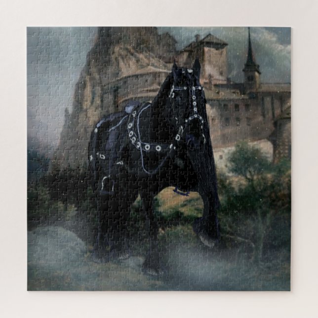 The Mediaeval Horse - Puzzle (Vertical)