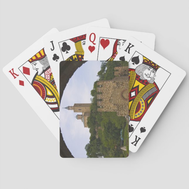 The mediaeval stronghold of Tsarevets Playing Cards (Back)