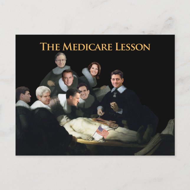 The Medicare Lesson Postcard (Front)