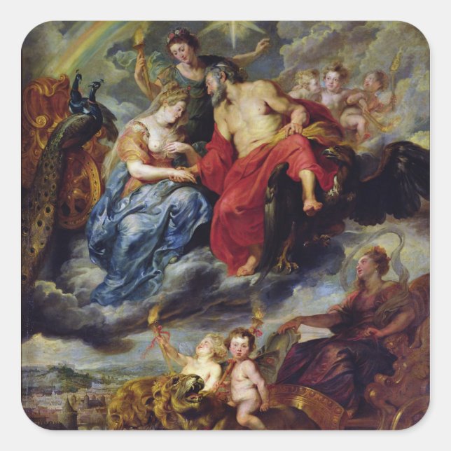 The Medici Cycle 2 Square Sticker (Front)