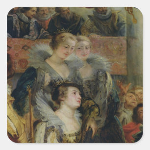 The Medici Cycle 2 Square Sticker