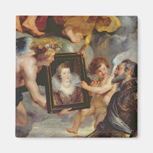 The Medici Cycle: Henri IV Receiving Portrait Magnet