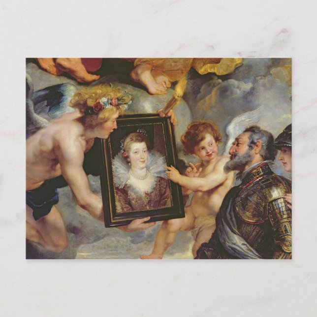 The Medici Cycle: Henri IV  Receiving Portrait Postcard (Front)