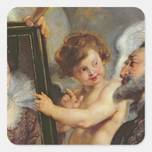 The Medici Cycle: Henri IV  Receiving the Square Sticker