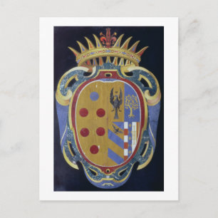 The Medici-Lorena Coat of Arms, c.1638 (pietra dur Postcard