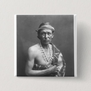 The Medicine Man, c.1915 15 Cm Square Badge