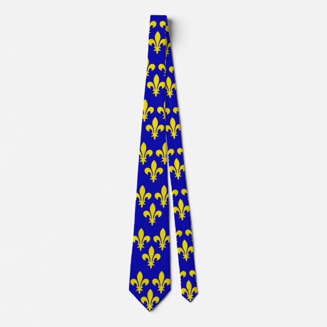 The Medieval Flag of France Classical Masterpiece Tie (Front)