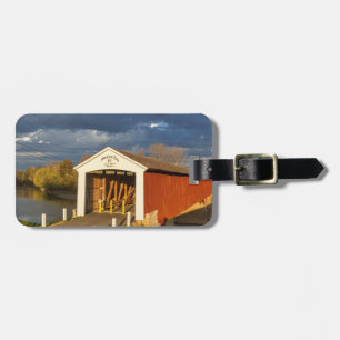The Medora Covered Bridge Built In 1875 Luggage Tag