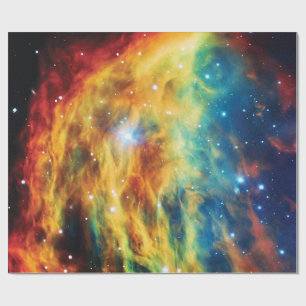 The Medusa Nebula Hubble Outer Space Photo Wrapping Paper