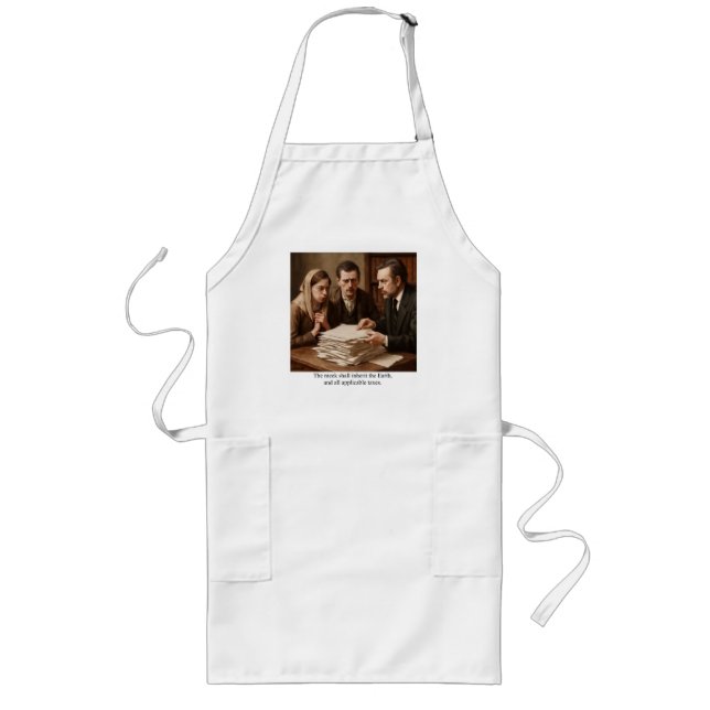 The meek shall inherit the Earth Long Apron (Front)