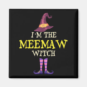 The Meemaw Witch Costume Halloween Funny Witchy Magnet