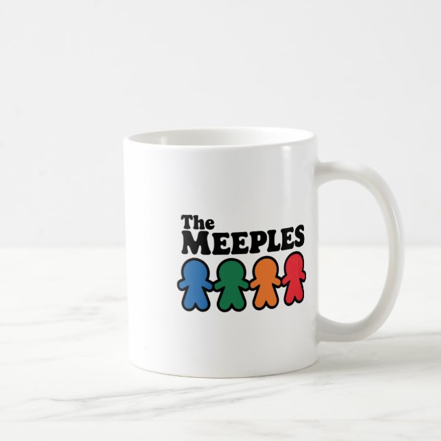 The Meeples Board Gamer  Coffee Mug (Right)
