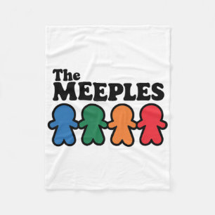 The Meeples Board Gamer Fleece Blanket