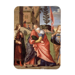 The Meeting at the Golden Gate with Saints, 1515 ( Magnet