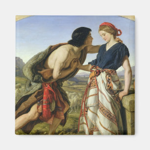 The Meeting of Jacob and Rachel, 1853 Magnet