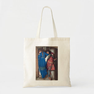 The Meeting on the Turret Stairs (by F.W. Burton) Tote Bag