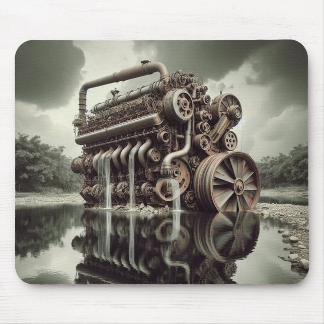 The Melancholy Engine Mouse Pad (Front)
