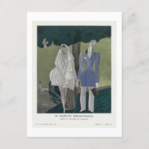 The Melancholy Marriage, Charles Martin Postcard