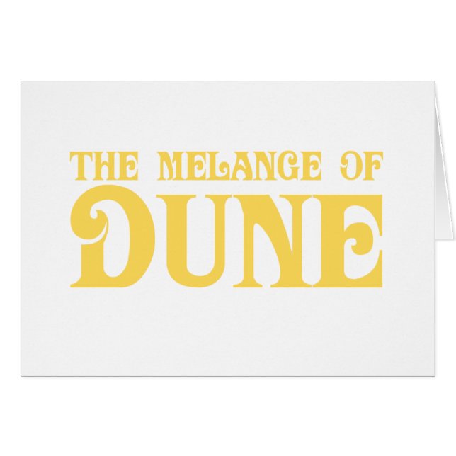 The Melange of Dune (Front Horizontal)