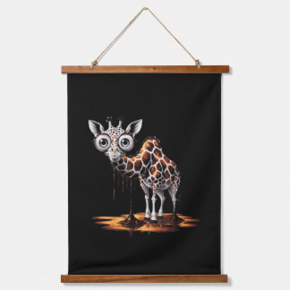 The Melting Giraffe Funny Surreal Art Design Hanging Tapestry