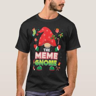 The Meme Gnome Matching Family Merry Christmas Paj T-Shirt